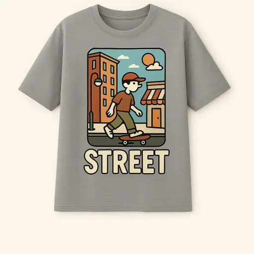 Polera Street Gris