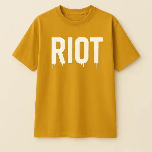 Polera Riot Mostaza